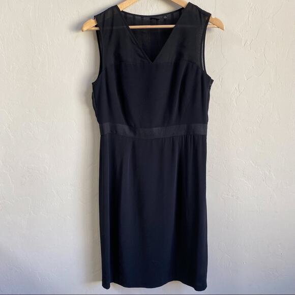 BLACK Saks Fifth Avenue Sleeveless Little Black Dress - Picture 1 of 5